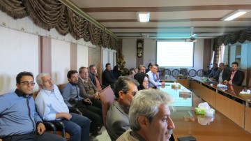 مراسم برگزاری کارگاه آموزشی  با موضوع آشنایی با تهدیدات سایبری و فضای مجازی در شرکت آب و فاضلاب مراغه -7