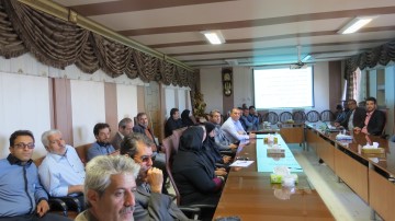 مراسم برگزاری کارگاه آموزشی  با موضوع آشنایی با تهدیدات سایبری و فضای مجازی در شرکت آب و فاضلاب مراغه -8